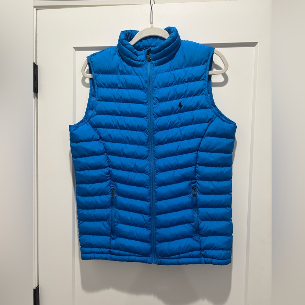 Polo by Ralph Lauren Blue Quilted Puffer Vest